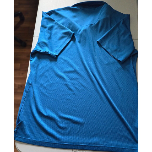 Bolle Mens Golf Polo Shirt Size XL Tech Quick Dry Stretch Blue Performance - Picture 5 of 6